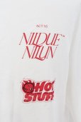 画像2: NIL DUE / NIL UN TOKYO / RED LITTLE DEVIL Tシャツ  ホワイト O-24-08-24-001-NI-ja-YM-OS (2)