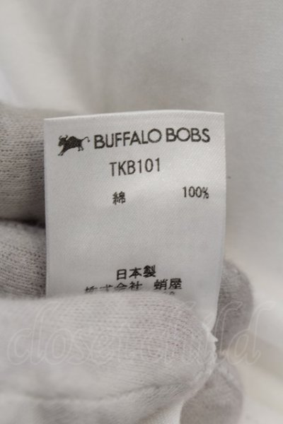 画像4: BUFFALO BOBS / クラウンプリントVネックTシャツ 2 ホワイト O-24-08-25-025-BU-ts-YM-ZT151