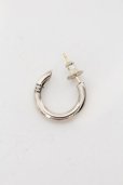 画像3: NIL DUE / NIL UN TOKYO / CARVED SEAL RING PIERCE ピアス  シルバー O-24-08-29-170-NI-ac-YM-OS (3)