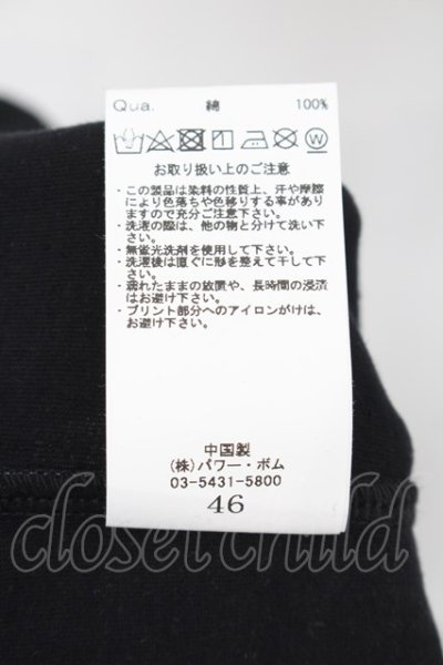 画像3: CIVARIZE / ジオメトリック総柄変形ロングTシャツ 46 ブラックｘホワイト O-24-08-29-030-CI-ts-YM-OS