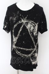 CIVARIZE / CreedビッグシルエットTシャツ 44 ブラック O-24-09-02-039-CI-ts-YM-OS