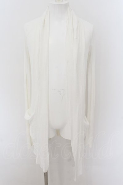 画像1: LGB / BACK/CROSS CARDI-1　カーディガン 0 ホワイト O-24-09-02-062-LG-to-YM-OS