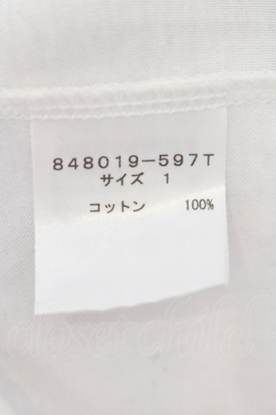 画像3: NO ID. / ロイヤルクールTシャツ 1 ホワイト O-24-09-02-001-NO-ts-YM-ZT400