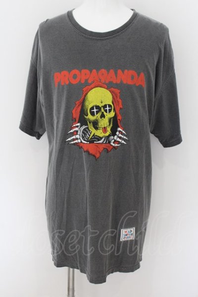 画像1: PROPA9ANDA / MAD MOUSE COMICコラボ PEKE-PERO SKULL Tシャツ XL グレー（ピグメント） O-24-09-15-047-PR-ts-YM-ZT206