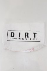 DIRT 100% Natural Dirty / クラッチバッグ　FLY  ホワイト O-24-09-15-070-DI-ba-YM-OS