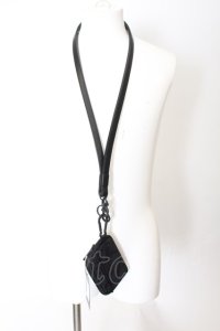 Moonage Devilment（清春） / NECK STRAP & COIN PURSE  ブラックｘブラック O-24-09-16-054-MO-za-YM-OS