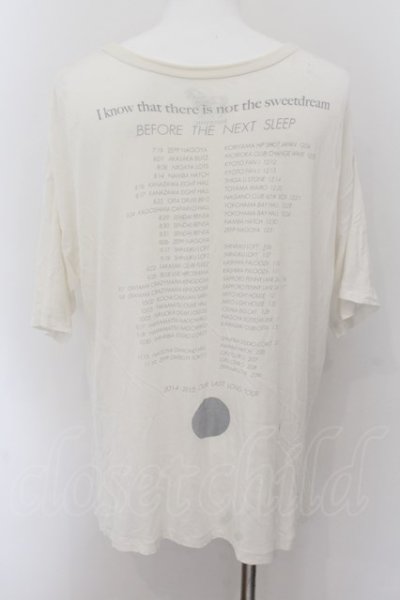 画像3: KUROYUME / BEFORE THE NEXT SLEEP Tシャツ M ホワイト O-24-09-24-039-KU-ts-YM-ZT431