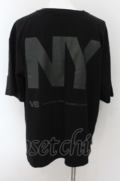 画像2: MARDIGRAS(SADS清春) / VINNY BEACH LYRIC POEM Tシャツ L ブラック O-24-09-24-041-MA-ts-YM-ZT431