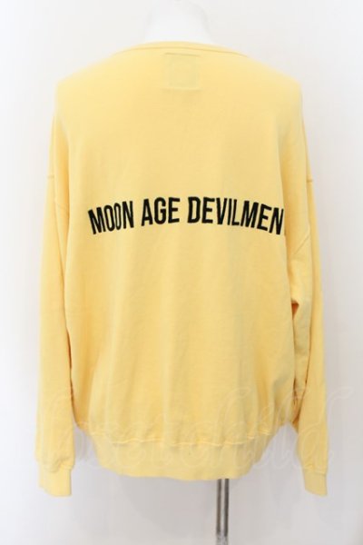 画像3: Moonage Devilment(清春) / Embroidery Pull Over トレーナー 46 イエロー O-24-09-24-029-Mo-to-YM-ZT433