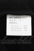 画像3: NO ID. BLACK / ネック刺繍プルオーバーカットソー 1 ブラック O-24-09-26-036-NO-to-YM-OS (3)