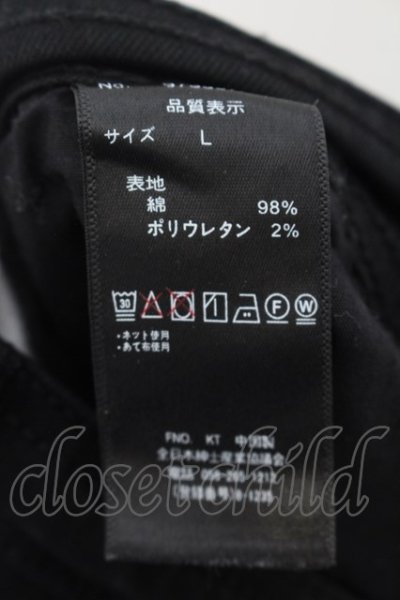 画像3: CavariA / 立体加工ストレッチスキニーデニムパンツ 46 ブラック O-24-09-26-074-Ca-pa-YM-ZT417