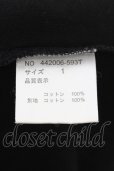 画像3: NO ID. BLACK / C天竺クロスシームUネック Tシャツ 1 ブラック O-24-09-26-033-NO-ts-YM-OS (3)