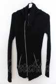 画像1: LGB / 4ｘ4/ZIP UP-2/M リブハイネックニット【メンズ1】 1 ブラック O-24-09-27-005-LG-to-YM-OS (1)