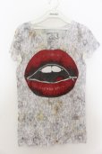 画像1: maxsix / ZIP LIP Tシャツ S グレー系 O-24-09-27-044-ma-ts-YM-ZT0930A (1)