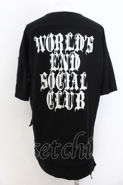 画像1: KMRii / World's End Social Club S/Sトップス ONE ブラック O-24-09-27-047-KM-sh-YM-OS