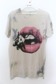 画像1: maxsix / LIP ON HONEY Tシャツ M ベージュ O-24-09-27-015-ma-ts-YM-ZT0930A (1)