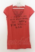 画像1: LGB / GO FUCK/HS Tシャツ XS（レディース） レッド O-24-09-27-021-LG-to-YM-OS (1)