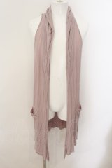 LGB / NS CARDI/STD　ノースリーブカーディガン 0（レディース） ピンク O-24-09-29-041-LG-za-YM-ZT290