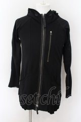 KMRii / Pocket Leather Piping Hoodie　パーカー 1 ブラック O-24-09-29-070-KM-to-YM-OS