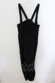 画像1: REGULATION Yohji Yamamoto / GABARDINE R-SUSPENDER　パンツ  ブラック O-24-09-29-023-RY-pa-YM-OS (1)