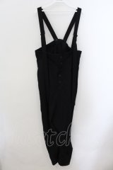 REGULATION Yohji Yamamoto / GABARDINE R-SUSPENDER　パンツ  ブラック O-24-09-29-023-RY-pa-YM-OS