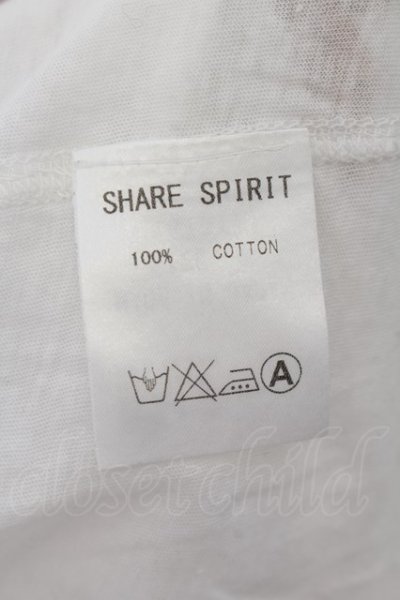 画像4: SHARE SPIRIT / サーカススカルTシャツ S ホワイト O-24-10-10-014-SH-ts-YM-ZT1030