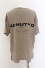 NIL DUE / NIL UN TOKYO / SWEAT BIG TEE Tシャツ  オートミール O-24-10-11-004-NI-ts-YM-ZT271