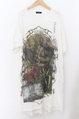 【WINTERセール】CIVARIZE / Statue スーパービッグTシャツ F ホワイト O-24-10-11-039-CI-to-YM-ZT190