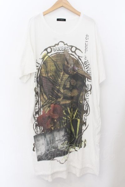 画像1: CIVARIZE / Statue スーパービッグTシャツ F ホワイト O-24-10-11-039-CI-to-YM-OS