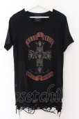 画像1: FAGASSENT / GUNS N ROSES N/S　Tシャツ 2 ブラック O-24-10-11-062-FA-ts-YM-OS (1)