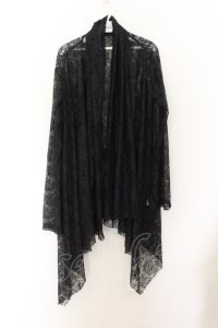 【WINTERセール】CIVARIZE / Proof総レーストッパーカーディガン 44 ブラック O-24-10-11-021-CI-to-YM-OS