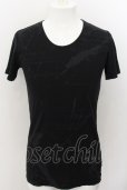 画像1: SCHLUSSEL / 総柄ロングTシャツ 2 ブラック O-24-10-28-012-SC-ts-YM-OS (1)