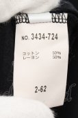 画像3: SCHLUSSEL / 総柄ロングTシャツ 2 ブラック O-24-10-28-012-SC-ts-YM-OS (3)