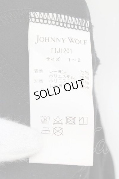 画像3: JOHNNY WOLF / JOHNNY LONDON(ジョニーロンドン)アシンメトリーTシャツ 1-2 ブラック O-24-10-29-035-JO-ts-YM-ZT320