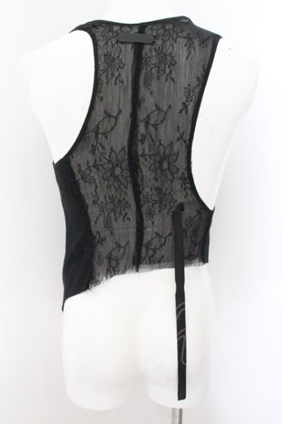 画像3: IFSIXWASNINE / SLIP VEST バックレースベスト 1（レディース） ブラック O-24-10-29-074-IF-to-YM-OS