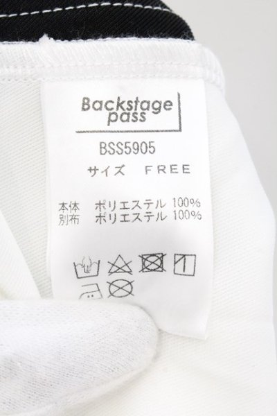 画像3: BACKSTAGE PASS / MOSH&DIVE P/O (モッシュ＆ダイブ プルオーバー)ビッグシルエットアノラックブルゾン F ブラックｘホワイト O-24-10-29-014-BA-to-YM-OS