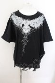 画像1: CIVARIZE / Gabriel ポンチョTシャツ F ホワイトｘブラック O-24-10-29-027-CI-ts-YM-OS (1)