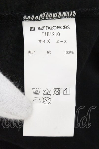 画像3: BUFFALO BOBS / RETRO SPORT(レトロ スポルト)ロゴクルーネックTシャツ 2-3 ブラックｘホワイト O-24-10-29-030-BU-ts-YM-OS