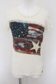 画像1: LGB / AMERICAN FLAG ONE STAR-FP/M Tシャツ【メンズ1】 1 ホワイト O-24-11-01-036-LG-ts-YM-OS (1)