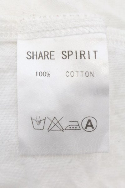 画像4: SHARE SPIRIT / POISON Tシャツ S ホワイト O-24-11-01-012-SH-ts-YM-ZT265