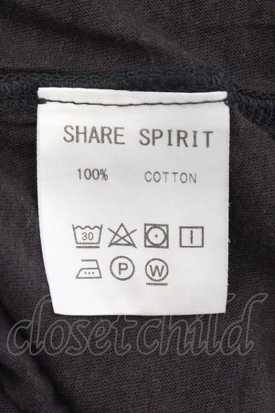 画像3: SHARE SPIRIT / ジェーン Tシャツ S ブラック O-24-11-01-015-SH-ts-YM-ZT265