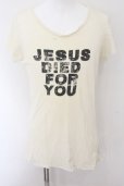 画像1: IFSIXWASNINE / CROSSES+JESUS/HSC/M Tシャツ【メンズ1】 1 ホワイト O-24-11-01-028-IF-ts-YM-OS (1)