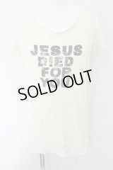 IFSIXWASNINE / CROSSES+JESUS/HSC/M Tシャツ【メンズ1】 1 ホワイト O-24-11-01-028-IF-ts-YM-OS