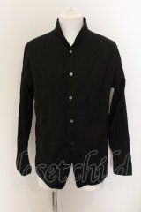 BUFFALO BOBS / LITTLE WING SHIRT JKT(リトルウィング シャツジャケット)ウィングカラー 3-4 ブラック O-24-11-09-019-BU-to-YM-ZT057