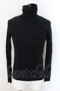 5351pour les Hommes / STRETCH HIGH NECK COTTON 長袖カットソー 44 ブラック O-24-11-10-076-53-to-YM-OS