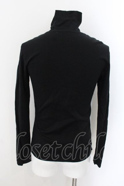 画像2: 5351pour les Hommes / STRETCH HIGH NECK COTTON 長袖カットソー 44 ブラック O-24-11-10-076-53-to-YM-OS