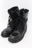 画像1: KMRii / LACE UP BOOTS ブーツ 約27cm ブラック O-24-11-10-092-KM-sho-YM-OS (1)