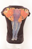 画像1: LGB / CIRCUS/ELEPHANT/HSC Tシャツ 0（レディース） ブラウン O-24-11-17-053-LG-ts-YM-OS (1)