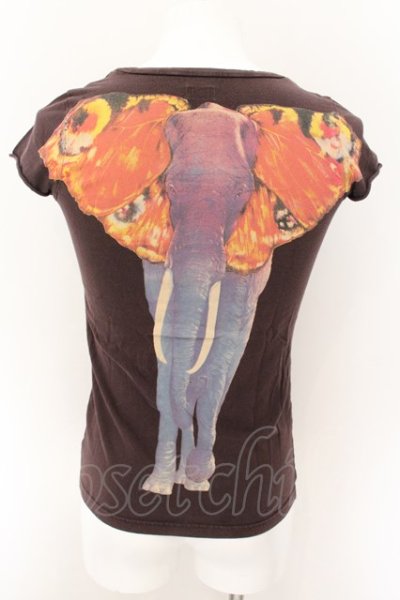 画像1: LGB / CIRCUS/ELEPHANT/HSC Tシャツ 0（レディース） ブラウン O-24-11-17-053-LG-ts-YM-OS