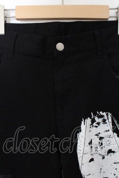 画像2: SWITCHBLADE / GRAPHIC PRINT DENIM パンツ L ブラック O-24-11-22-027-SW-pa-YM-OS